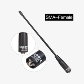 AntennaHome NA701 144-148/420-450MHz L220 Compact VHF/UHF Dual Band Walkie Talkie Antenna