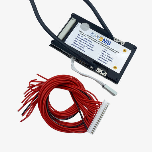 14S 48V 60A BMS for Lithium Ion NMC Battery With Cell Balancing (Common Port)