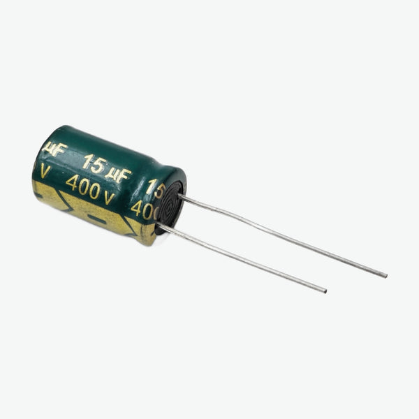 15uF 400V Radial Electrolytic Capacitor