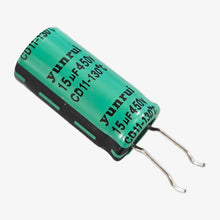 Load image into Gallery viewer, 15uF 450V Radial Electrolytic Capacitor - Through Hole Package