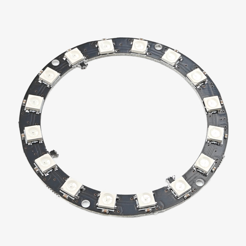 Rgb Led Circle Array 16-Bit WS2812B 5050 RGB LED Circular Full-Color Addressable Ring Light ...