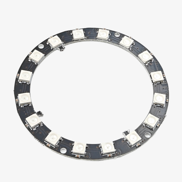 16-Bit WS2812B 5050 RGB LED Circular Full-Color Addressable Ring Light Development Board