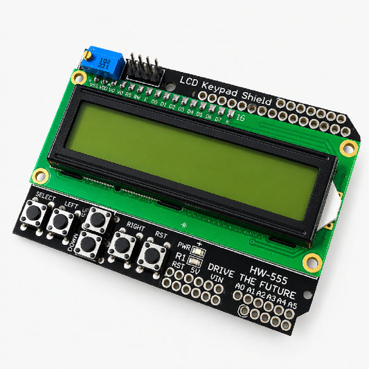 1602 LCD Board Keypad Arduino Shield with Yellow Backlight