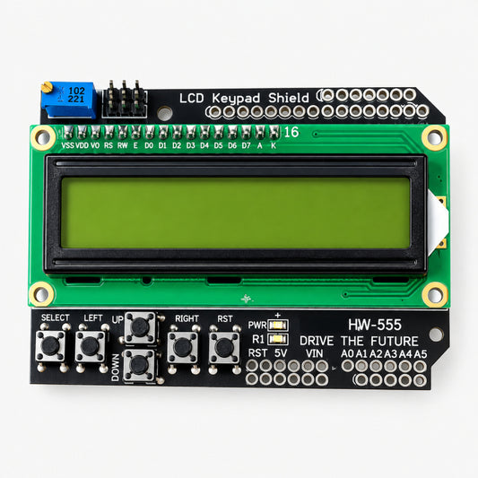 1602 LCD Board Keypad Arduino Shield with Yellow Backlight