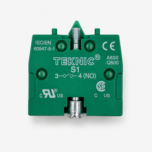 Ceyone ZB2-BE101 Green Push Button Contact Element For Elevator 22.5mm GREEN (NO)