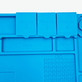 17.7 x 11.8 inch Heat Insulation Silicone Magnetic Soldering Repair Mat ESD Protection MAT