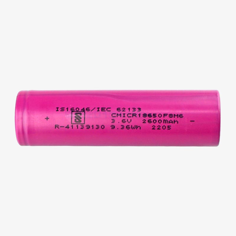 18650 Li-ion 2600mAh Rechargeable Battery