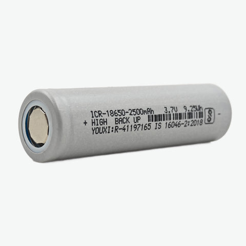 18650 Li-ion 2500mAh Rechargeable Battery Copy