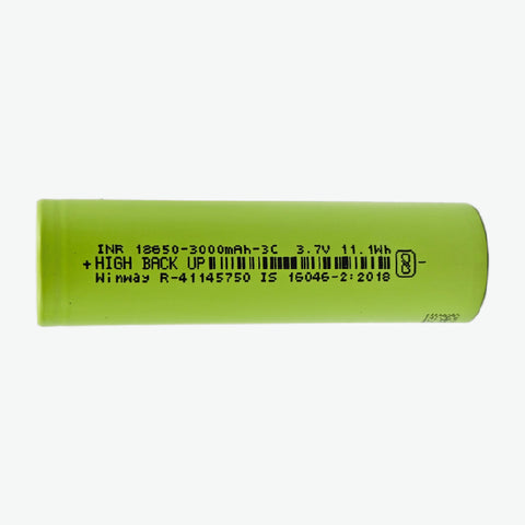 18650 3000mAh Lithium Battery