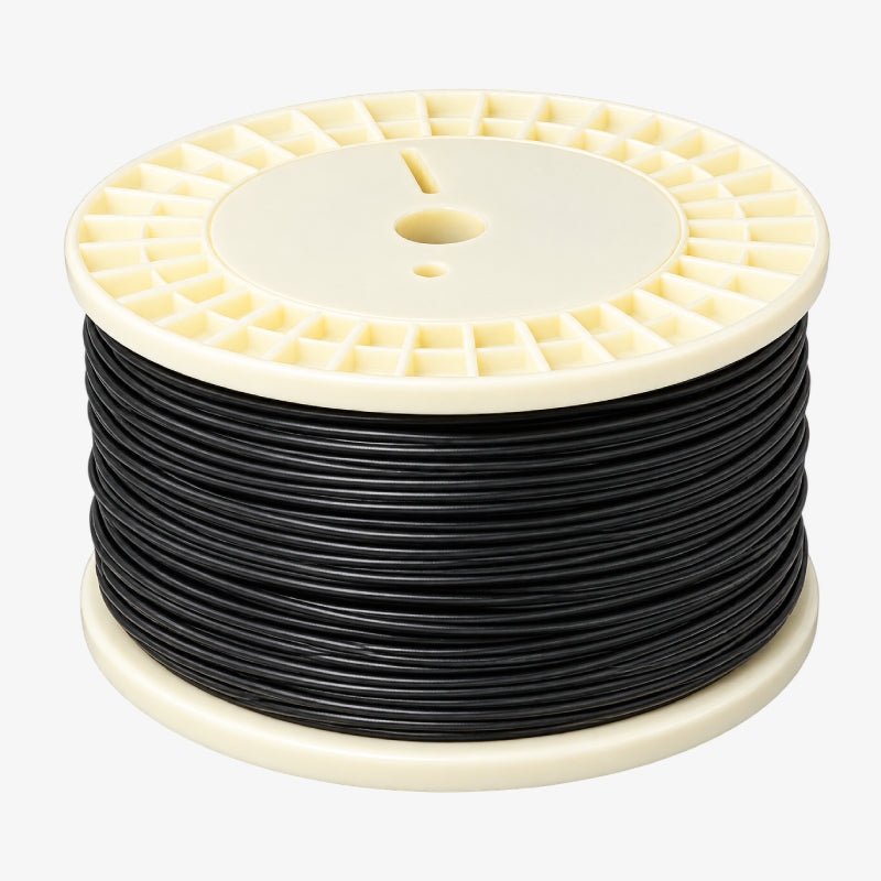 18AWG Solid Core PVC Wire 0.8sq.mm - Black