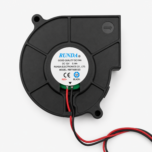 7530 12V DC Powerful Blower Cooling Fan (75x75x30mm)