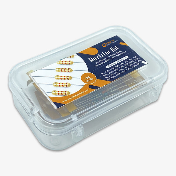 Resistor Combo Kit (30 values, 5 each - 150 resistors)