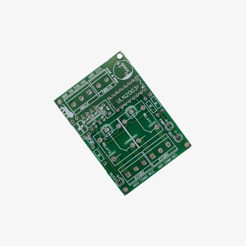 PCB for 2-Channel Relay Module with Optocoupler Input