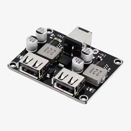 2-Channel USB QC3.0 QC2.0 DC-DC Buck Converter Charging Step-Down Module  6-32V 9V 12V 24V to Fast Quick Charger Circuit Board