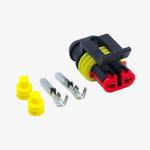 2 Pin AMP Superseal Female Automotive Connector