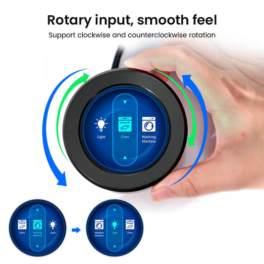 CrowPanel 2.1 inch-HMI ESP32 Rotary Display 480x480 IPS Round Touch Knob Screen
