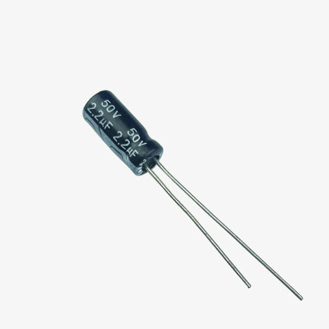 2.2uF 50V Electrolytic Capacitor