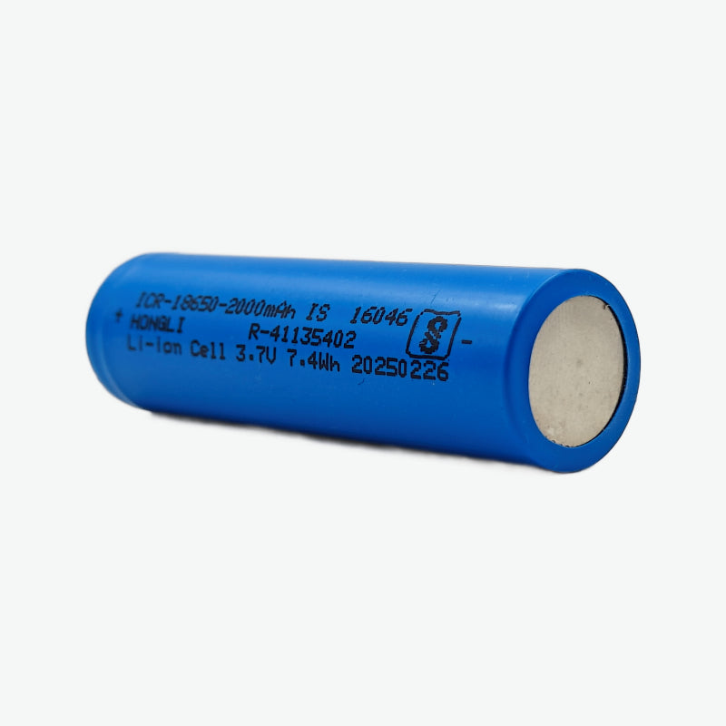 18650 Li-ion Rechargeable Battery (2000 mAh)