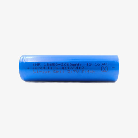2000mAh 18650 Li-ion Rechargeable Battery - Original