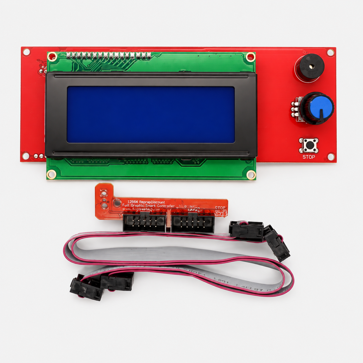 2004 LCD Display RepRapDiscount Smart Controller with Adapter