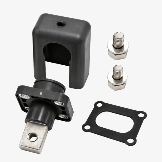 200A Lithium Battery Terminal Block Wall Mount Power Distribution Terminal Black