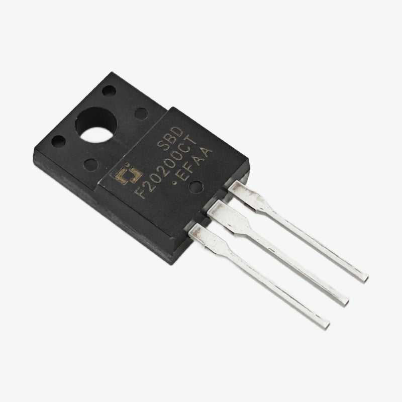200V 20A Dual Schottky Barrier Rectifier Diode with Common Cathode (SBDF20200CT-JSCJ) - TO-220 DIP Package