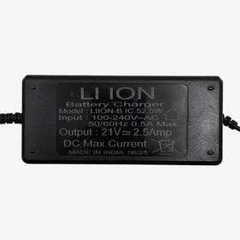 21V 2.5A Lithium-Ion Battery Charger for 5S NMC Battery Pack