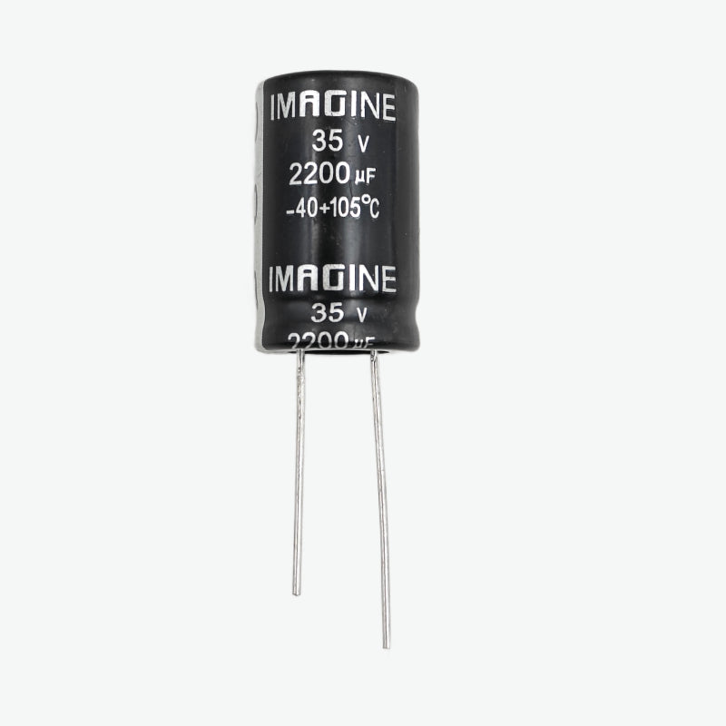 2200uF 35V Radial Electrolytic Capacitor - Through Hole Package