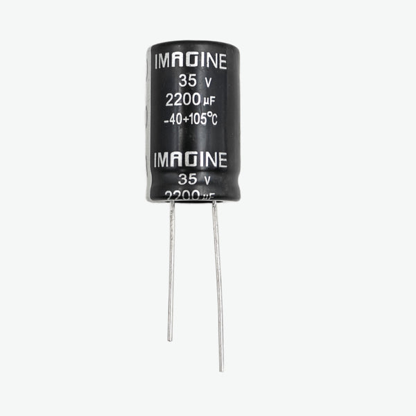 2200uF 35V Radial Electrolytic Capacitor - Through Hole Package