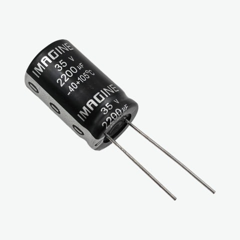 2200uF 35V Radial Electrolytic Capacitor