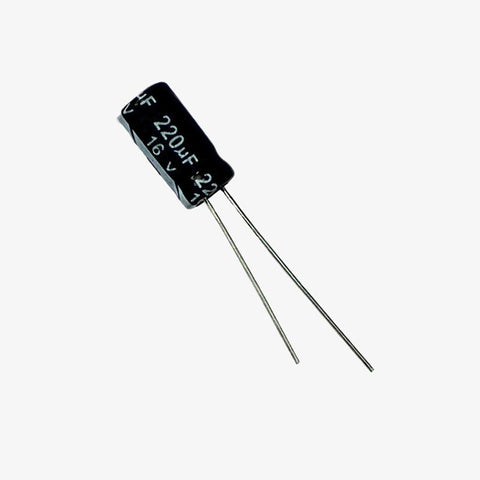 220uF 16V Electrolytic Capacitor