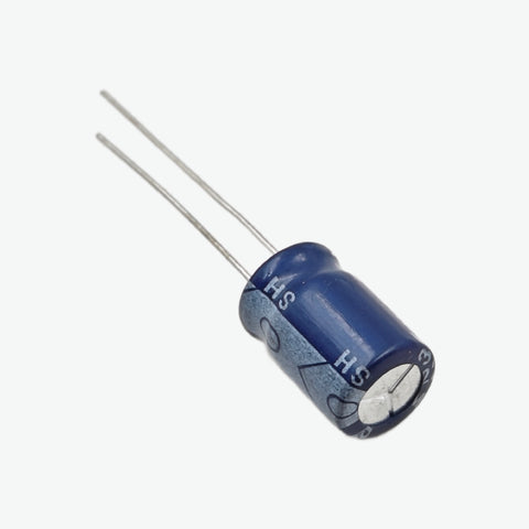 220uF 35V Radial Electrolytic Capacitor - Through Hole Package