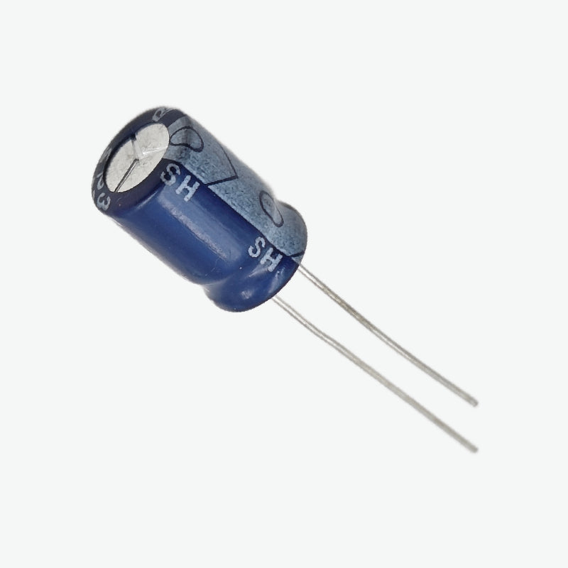 220uF 35V Radial Electrolytic Capacitor - Through Hole Package