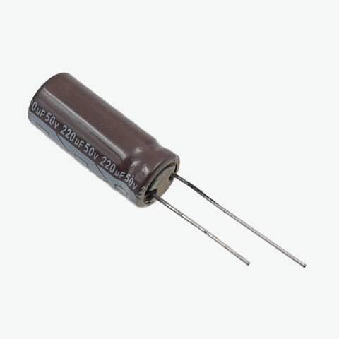 220uF 50V Radial Electrolytic Capacitor