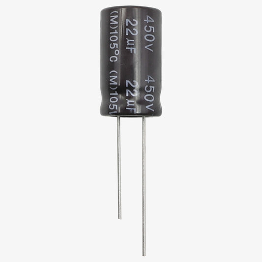 22uF 450V Radial Electrolytic Capacitor - Through Hole Package