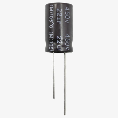 22uF 450V Radial Electrolytic Capacitor - Through Hole Package