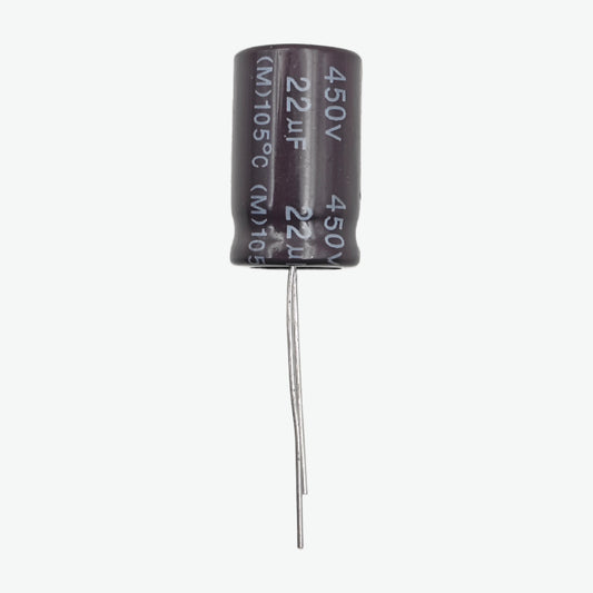 22uF 450V Radial Electrolytic Capacitor - Through Hole Package-image-5