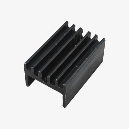 TO-220 Black Aluminum Heat Sink - SYN1510 20mm