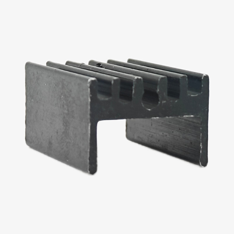 TO-220 Black Aluminum Heat Sink - SYN1510 20mm