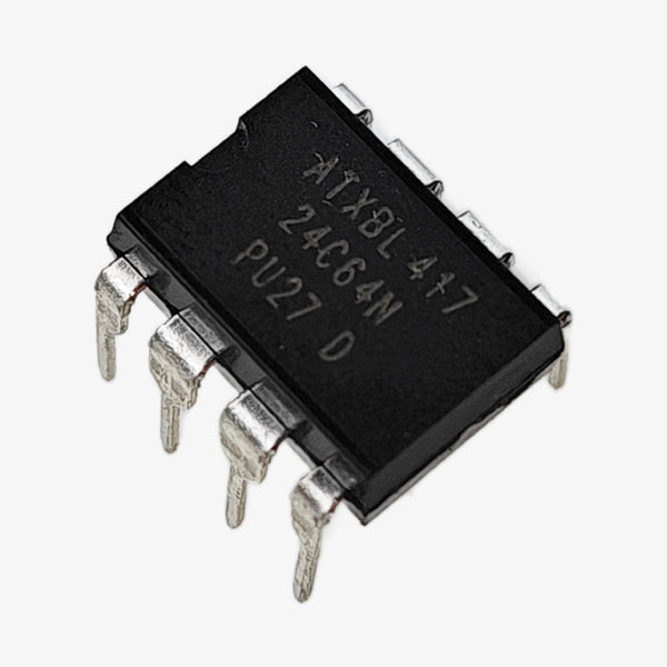 24C64 64K bit Serial I2C Bus EEPROM IC- 8 Pin DIP Package