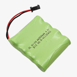 2500mAh 4.8V Ni-Cd AA Cell Battery Pack with SM Connector for Cordless Phone, Toys, Car, DIY Project Battery