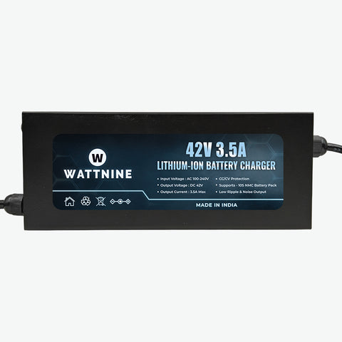 WATTNINE 42V 3.5A Lithium-Ion Battery Charger