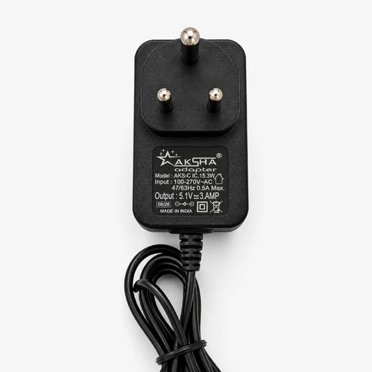 5.1V 3A Power Adapter with C-Type Connector Compatible with Raspberry Pi 4 and Arduino UNO Q