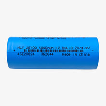 Load image into Gallery viewer, HLY 26650 3.6V 5000mAh 3C Lithium-Ion Rechargeable Cell