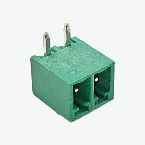 2Pin 3.81mm Pitch Pluggable PCB Mount Male Right Angle Terminal Block Connector