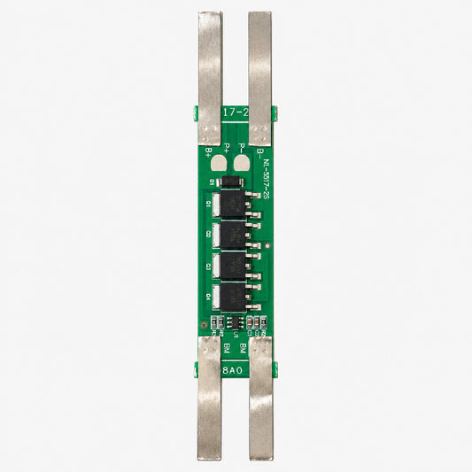 2S 10A LiFePO4 Battery Protection BMS Module with Nickel Strip for 3.2V Cells
