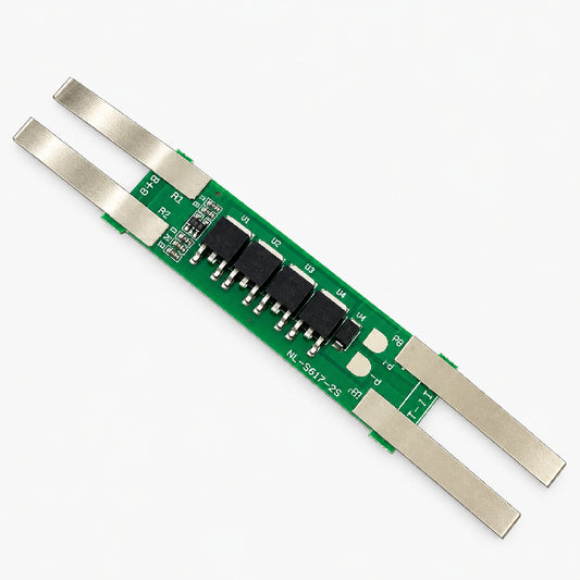 2S 10A LiFePO4 Battery Protection BMS Module with Nickel Strip for 3.2V Cells