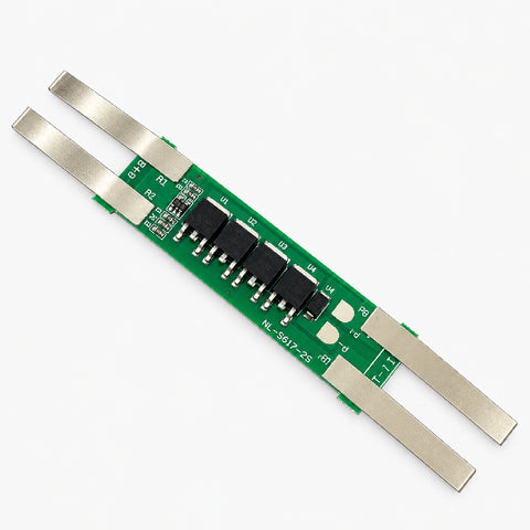 2S 10A LiFePO4 Battery Protection BMS Module with Nickel Strip for 3.2V Cells
