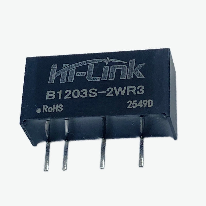 Hi-Link 12V to 3.3V 1W 606mA DC to DC Isolation Voltage Power Module Converter (HLK-B1203S-2WR3)
