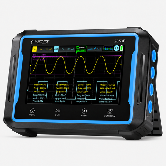 FNIRSI® 2C53P 3-IN-1 50MHz 250MS/s Dual Channel Tablet Touchable Oscilloscope Multimeter DDS Generator-picture-28
